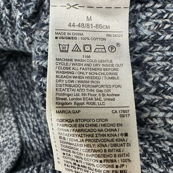 Gap Womens Cotton Shaker Sweater size Medium - Picture 6 of 7